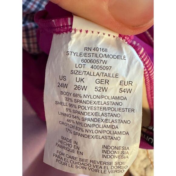 Magicsuit Womens Swimwear Plus Solid Bianca V-Neck Soft Cup Halter One Piece 24W - Picture 14 of 15